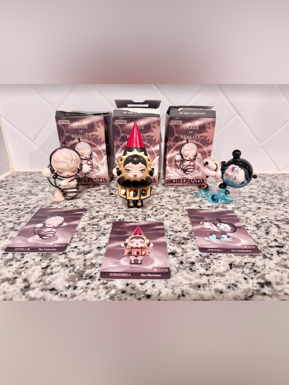 POP MART SKULLPANDA Image of Reality Blind Box Figures
